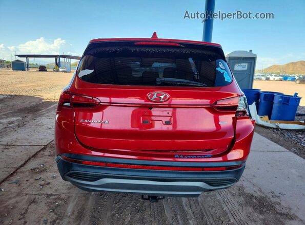 5NMS1DAJ3MH362432 2021 HYUNDAI SANTA Red Հետևի տեսք