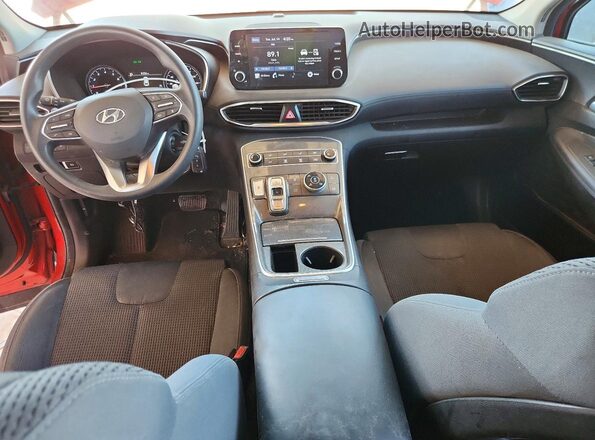 5NMS1DAJ3MH362432 2021 HYUNDAI SANTA Red Առջևի վահանակի տեսք