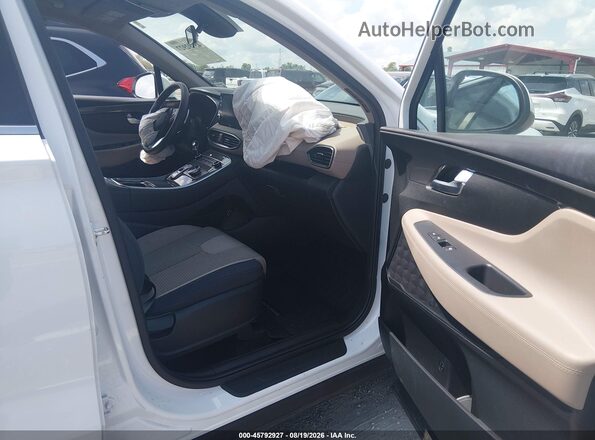 5NMS1DAJ3PH553868 2023 HYUNDAI SANTA FE White Vista interior delantera