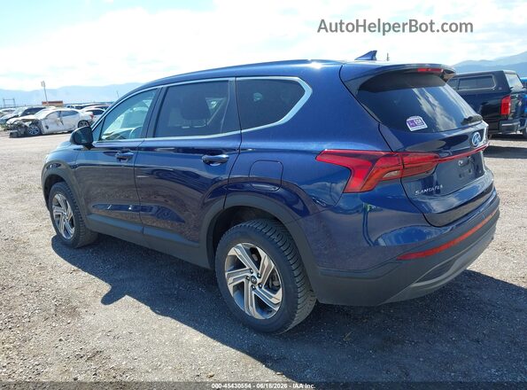 5NMS1DAJ5MH370709 2021 HYUNDAI SANTA FE Blue უკანა მარცხენა