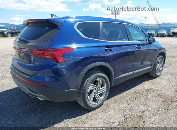 5NMS1DAJ5MH370709 2021 HYUNDAI SANTA FE Blue უკანა მარჯვენა