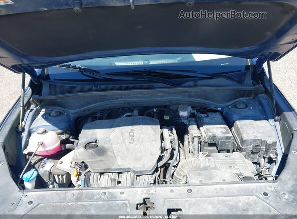 5NMS1DAJ5MH370709 2021 HYUNDAI SANTA FE Blue უკანა ხედი