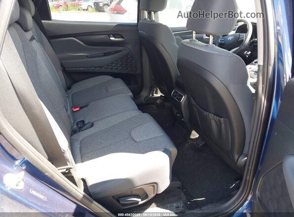 5NMS1DAJ5MH370709 2021 HYUNDAI SANTA FE Blue VIN კოდის სტიკერის ხედი
