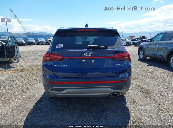 5NMS1DAJ5MH370709 2021 HYUNDAI SANTA FE Blue 