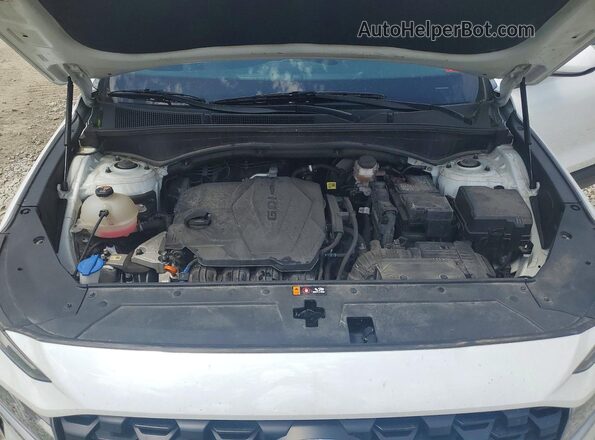 5NMS1DAJ5NH429548 2022 HYUNDAI SANTA Белый Вид подкапотного пространства
