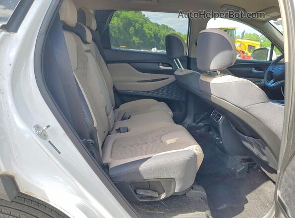 5NMS1DAJ8MH310682 2021 HYUNDAI SANTA Белый Вид задней части салона