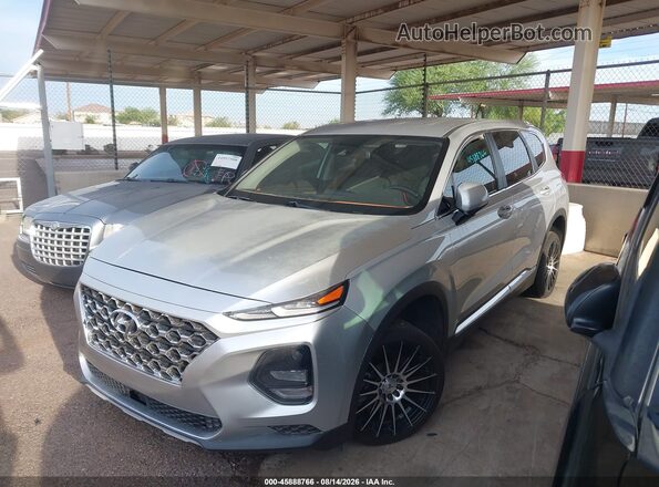 5NMS23AD0KH043262 2019 HYUNDAI SANTA FE Серебряный Передняя левая четверть