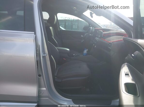 5NMS23AD0KH043262 2019 HYUNDAI SANTA FE Серебряный Вид салона спереди