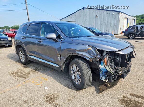 5NMS23AD0KH090016 2019 HYUNDAI SANTA Gray Առջևի աջ