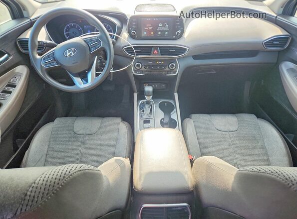 5NMS23AD0KH090016 2019 HYUNDAI SANTA Gray Առջևի վահանակի տեսք