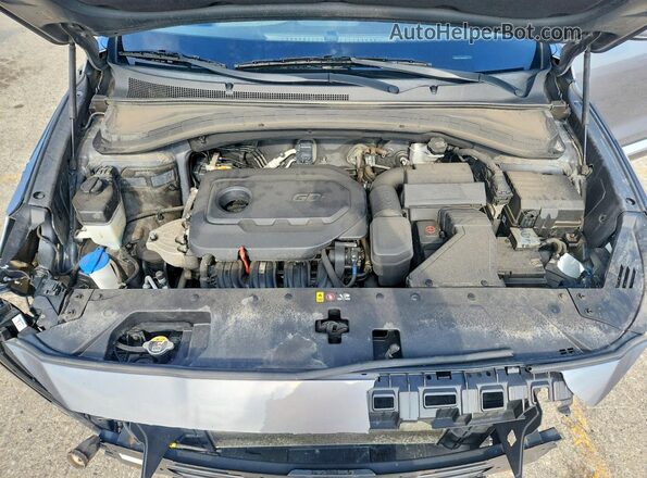 5NMS23AD0KH090016 2019 HYUNDAI SANTA Gray Շարժիչի բաժամունքի տեսք