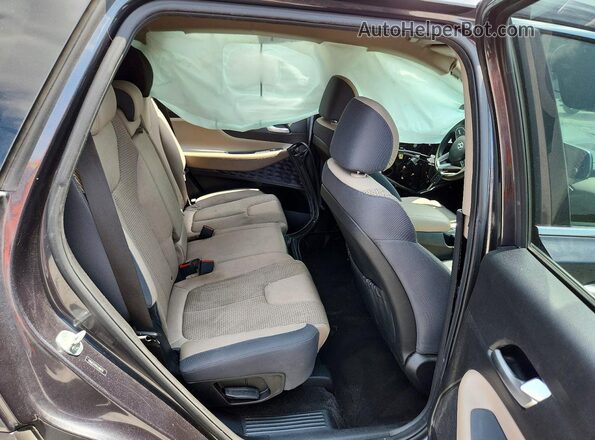 5NMS23AD0LH188920 2020 HYUNDAI SANTA Gray Widok wnętrza z tyłu