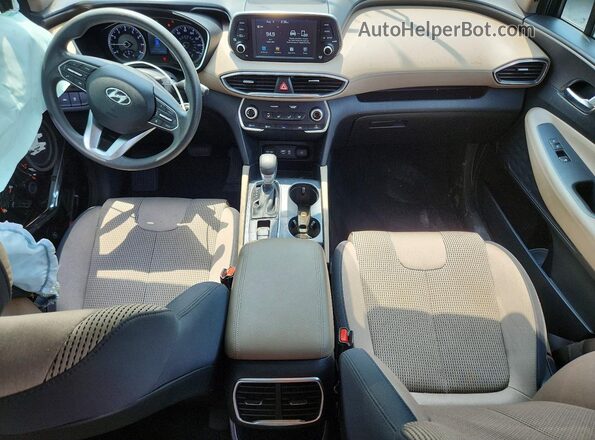 5NMS23AD0LH188920 2020 HYUNDAI SANTA Gray Widok deski rozdzielczej