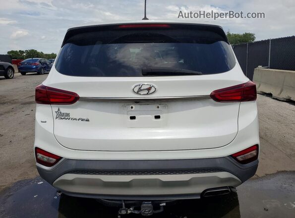 5NMS23AD0LH283543 2020 HYUNDAI SANTA White Հետևի տեսք