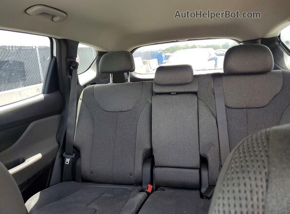 5NMS23AD0LH283543 2020 HYUNDAI SANTA White Հետևի նստատեղերի տեսք