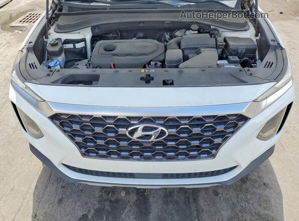5NMS23AD0LH283543 2020 HYUNDAI SANTA White Շարժիչի բաժամունքի տեսք