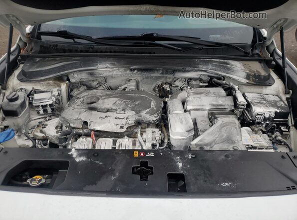 5NMS23AD1KH044727 2019 HYUNDAI SANTA White ძრავის განყოფილების ხედი