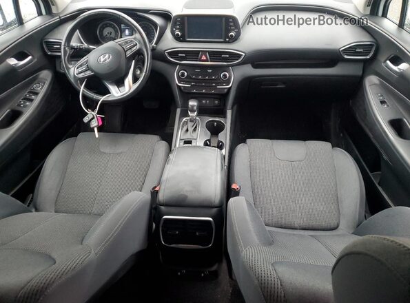 5NMS23AD1KH044727 2019 HYUNDAI SANTA White წინა პანელის ხედი