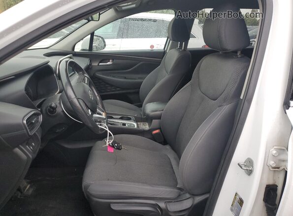 5NMS23AD1KH044727 2019 HYUNDAI SANTA White წინა სალონის ხედი