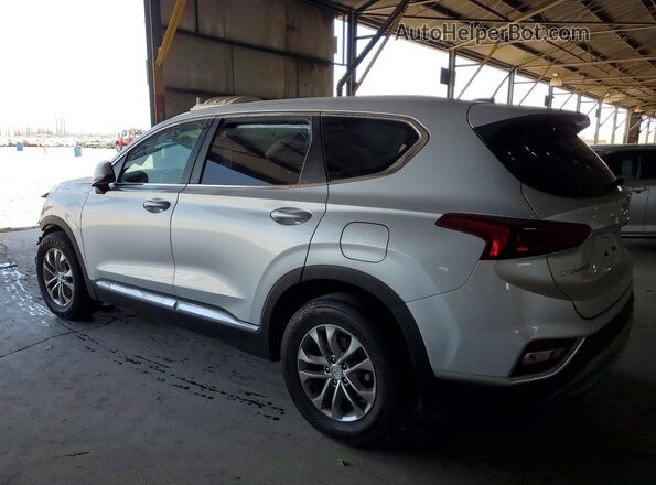 5NMS23AD1KH102349 2019 HYUNDAI SANTA Silver Trasero izquierdo