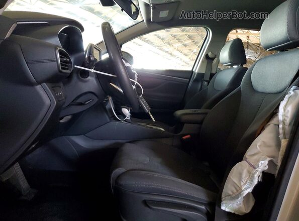 5NMS23AD1KH102349 2019 HYUNDAI SANTA Silver Vista interior delantera