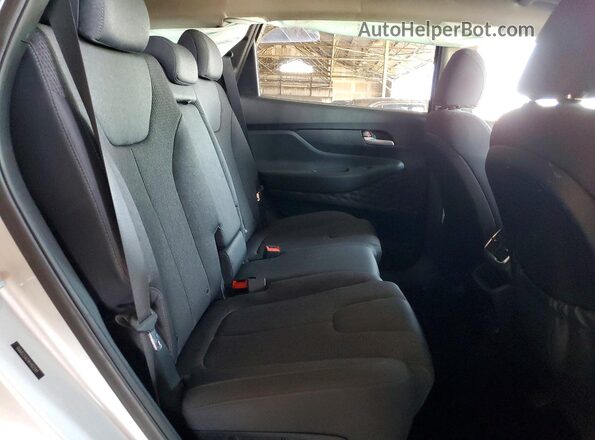 5NMS23AD1KH102349 2019 HYUNDAI SANTA Silver Vista de los asientos traseros