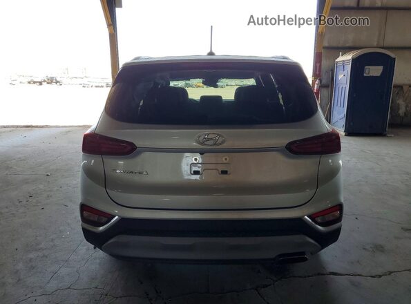 5NMS23AD1KH102349 2019 HYUNDAI SANTA Silver Vista trasera
