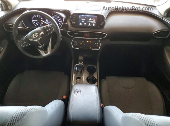 5NMS23AD1KH102349 2019 HYUNDAI SANTA Silver Vista del salpicadero