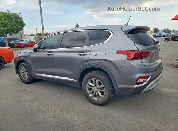 5NMS23AD1KH118440 2019 HYUNDAI SANTA Gray Rear left