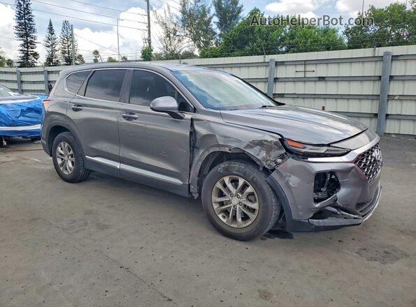 5NMS23AD1KH118440 2019 HYUNDAI SANTA Gray Front right