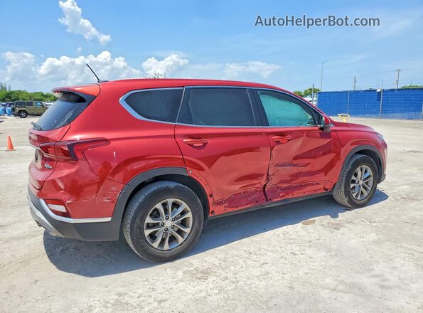 5NMS23AD1KH135030 2019 HYUNDAI SANTA Red Trasero derecho
