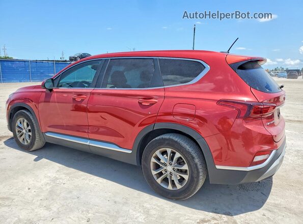 5NMS23AD1KH135030 2019 HYUNDAI SANTA Red Trasero izquierdo