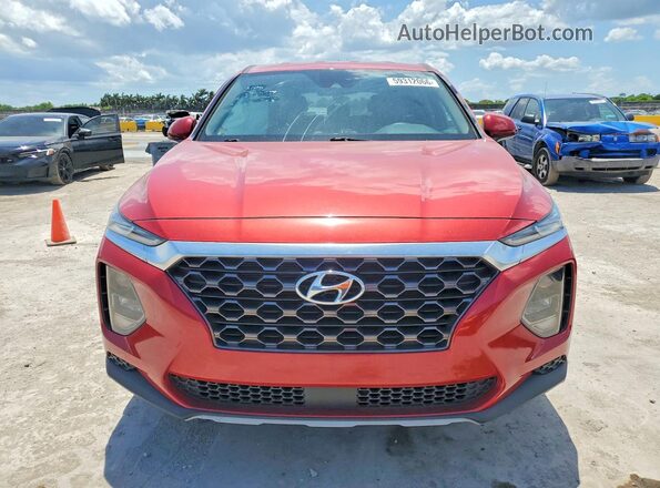 5NMS23AD1KH135030 2019 HYUNDAI SANTA Red Vista frontal