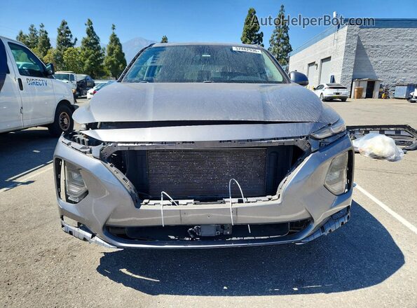 5NMS23AD1LH138768 2020 HYUNDAI SANTA Gray წინა ხედი