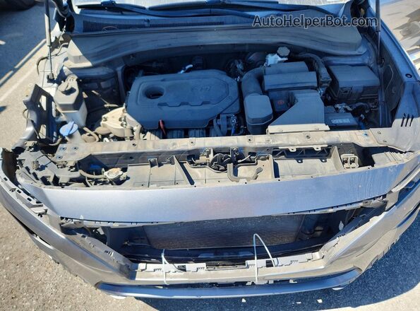 5NMS23AD1LH138768 2020 HYUNDAI SANTA Gray უკანა სალონის ხედი