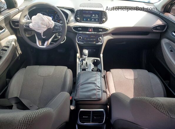 5NMS23AD1LH239633 2020 HYUNDAI SANTA Черный Вид панели приборов