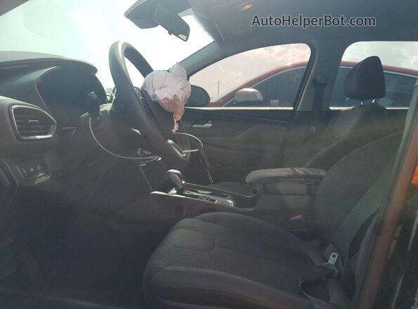 5NMS23AD1LH239633 2020 HYUNDAI SANTA Черный Вид салона спереди