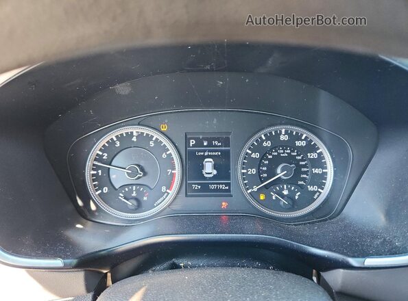 5NMS23AD1LH250129 2020 HYUNDAI SANTA Серый Вид щитка приборов