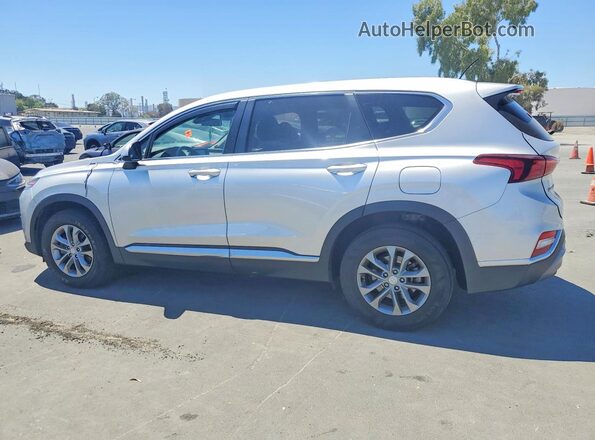 5NMS23AD2KH016130 2019 HYUNDAI SANTA Silver Tył lewy