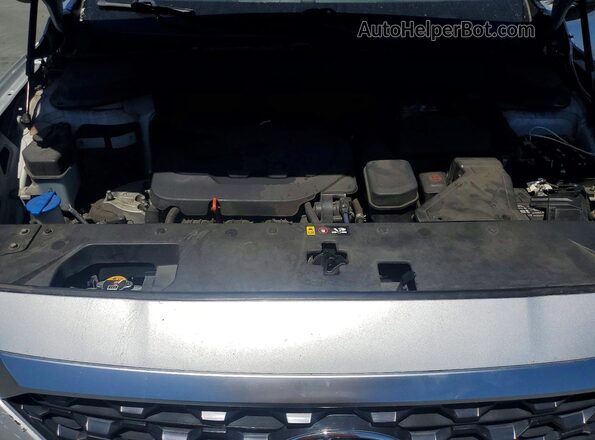 5NMS23AD2KH016130 2019 HYUNDAI SANTA Silver Widok wnętrza z tyłu