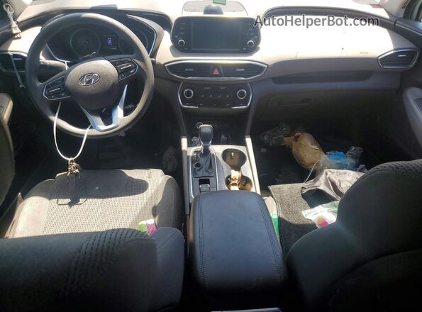 5NMS23AD2KH016130 2019 HYUNDAI SANTA Silver Widok deski rozdzielczej