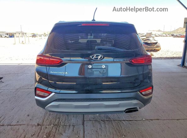 5NMS23AD2KH063139 2019 HYUNDAI SANTA Black Հետևի տեսք