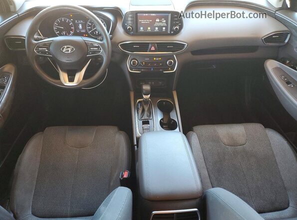 5NMS23AD2KH063139 2019 HYUNDAI SANTA Black Առջևի վահանակի տեսք