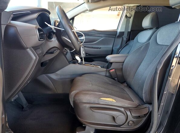 5NMS23AD2KH063139 2019 HYUNDAI SANTA Black Սալոնի դիմացի տեսք