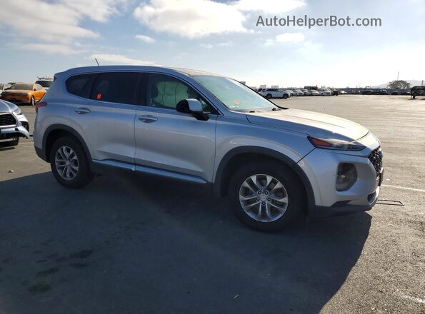5NMS23AD2KH065814 2019 HYUNDAI SANTA Gray Передня права чверть