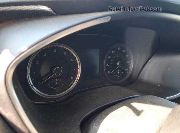 5NMS23AD2KH065814 2019 HYUNDAI SANTA Gray Вид щитка приладів