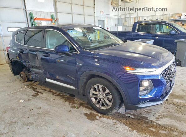5NMS23AD2KH110024 2019 HYUNDAI SANTA Blue წინა მარჯვენა