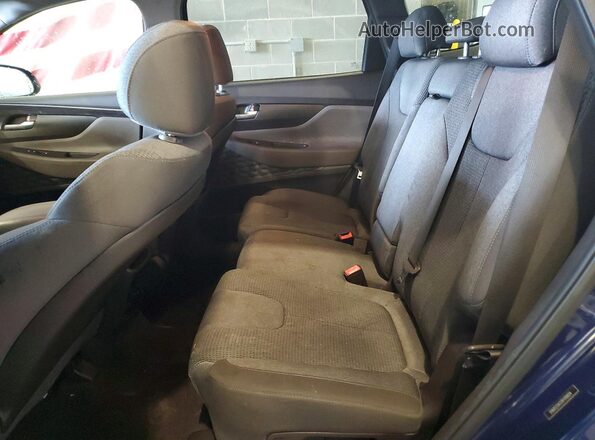 5NMS23AD2KH110024 2019 HYUNDAI SANTA Blue უკანა სალონის ხედი