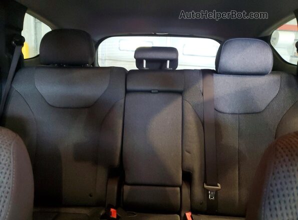 5NMS23AD2KH110024 2019 HYUNDAI SANTA Blue უკანა სავარძლების ხედი
