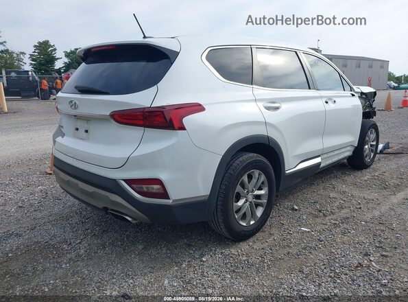 5NMS23AD2KH126126 2019 HYUNDAI SANTA FE White Trasero derecho